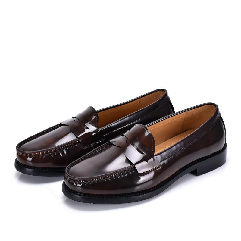 Leather Shoe Polish - Men's All-Day Comfort Penny Loafers Premium