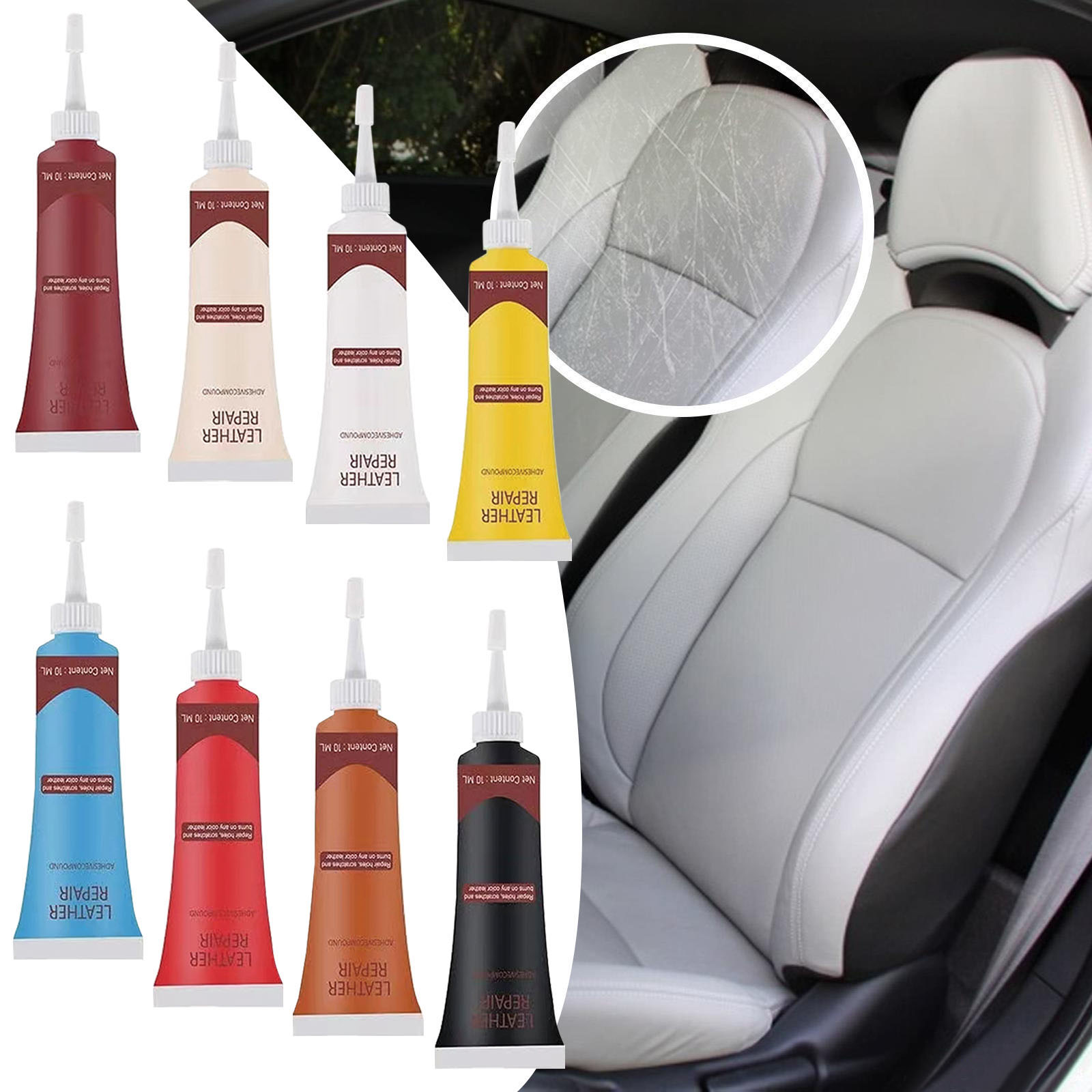 Leather Repair Paste Car Seat  - Leather Shoe Polish recension och pris
