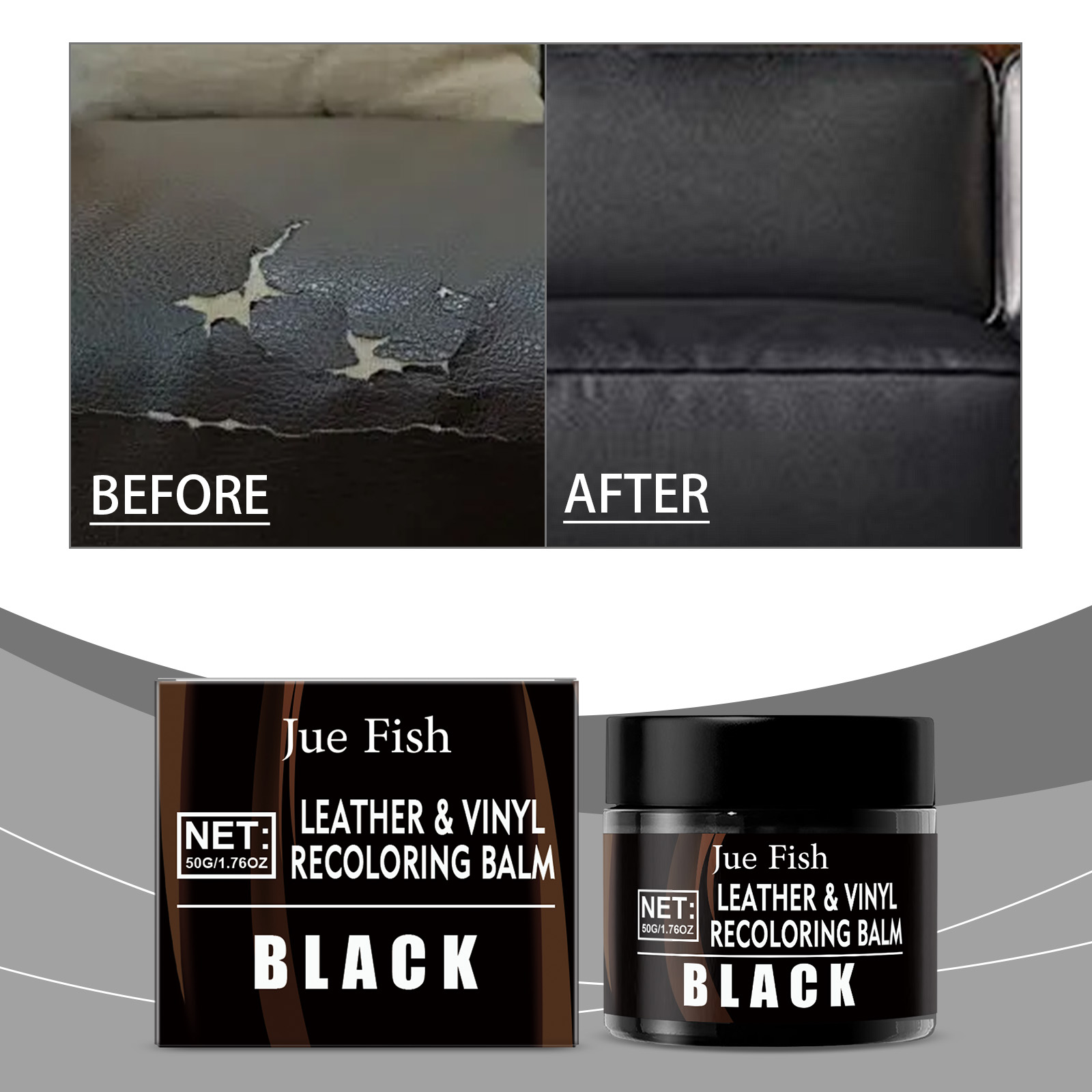 50g Black Leather Recoloring B - Leather Shoe Polish recension och pris