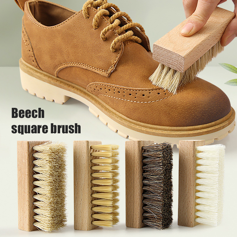 1PC Pig Bristles Shoe Brush Fo - Sneaker Cleaner recension och pris