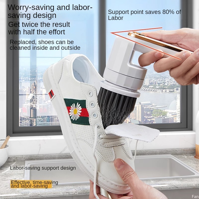 Electric Cleaning Brush Handhe - Shoe Cleaning Brush recension och pris