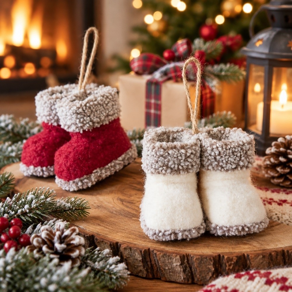Mini Size Christmas Boots Pend - Shoe Tree recension och pris