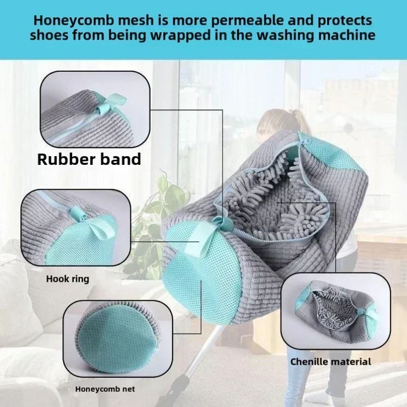 Household Shoe Wash Bag for Wa - Shoe Cleaning Brush recension och pris